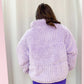 cozy night jacket- purple