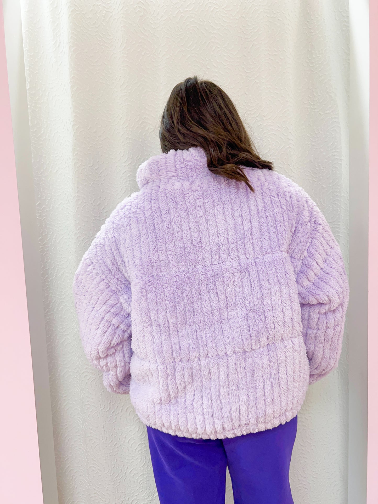 cozy night jacket- purple