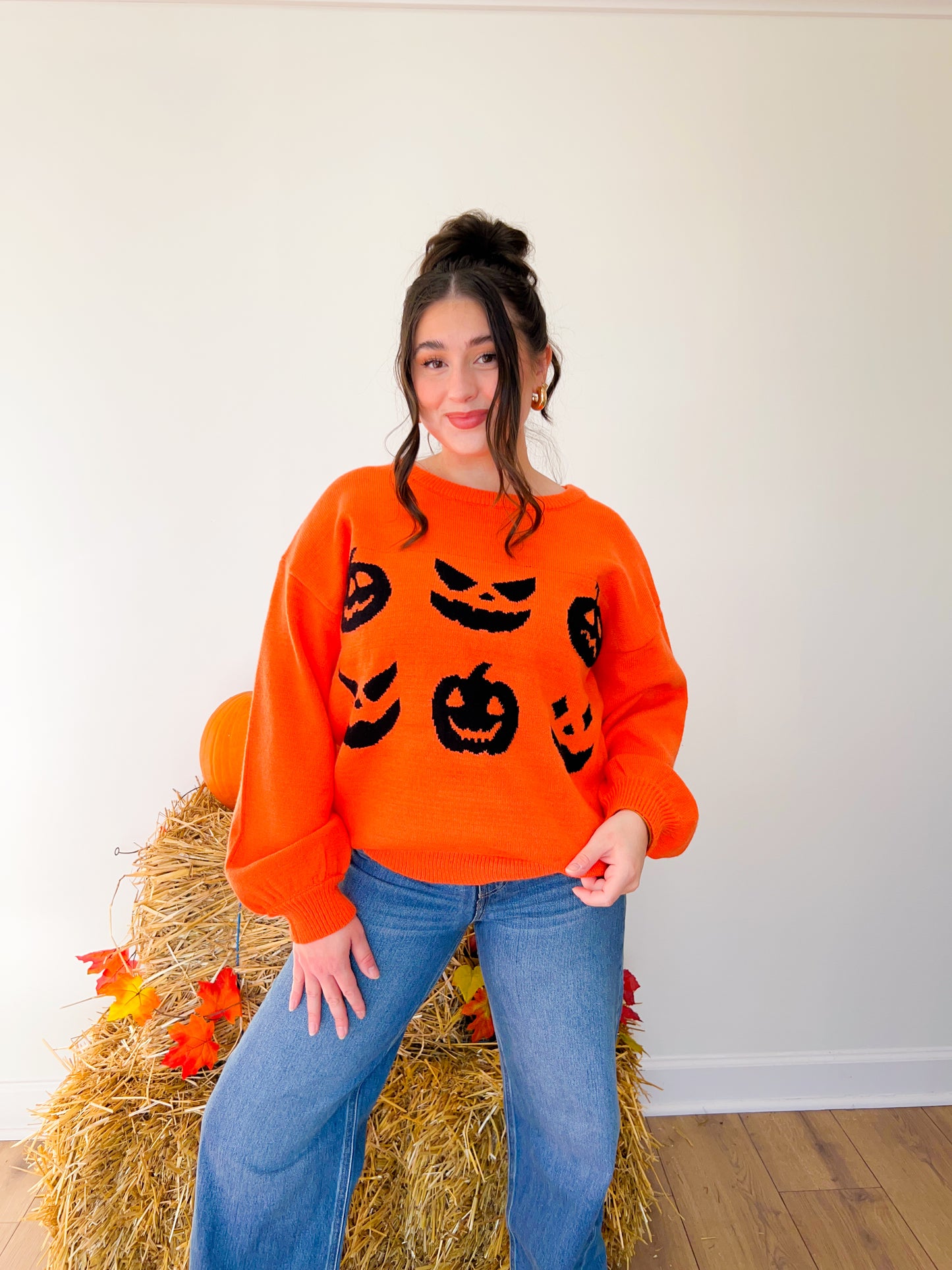 pumpkin sweater