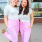 pink moment trousers