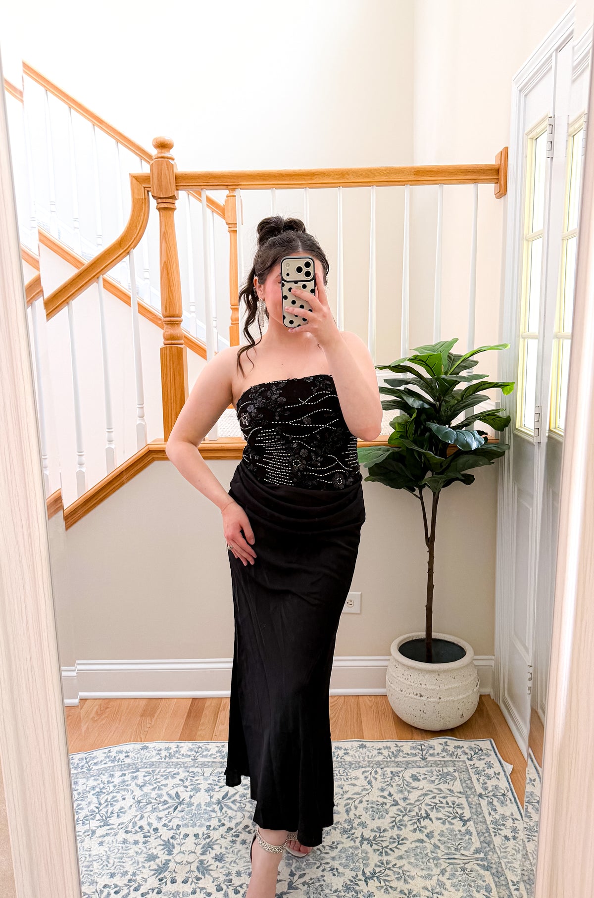 Black Tie Midi Dress