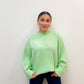 pop of color sweater - green