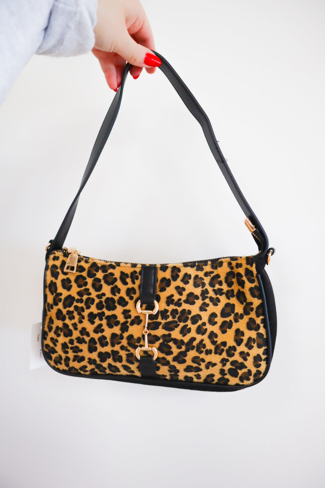 leopard shoulder bag