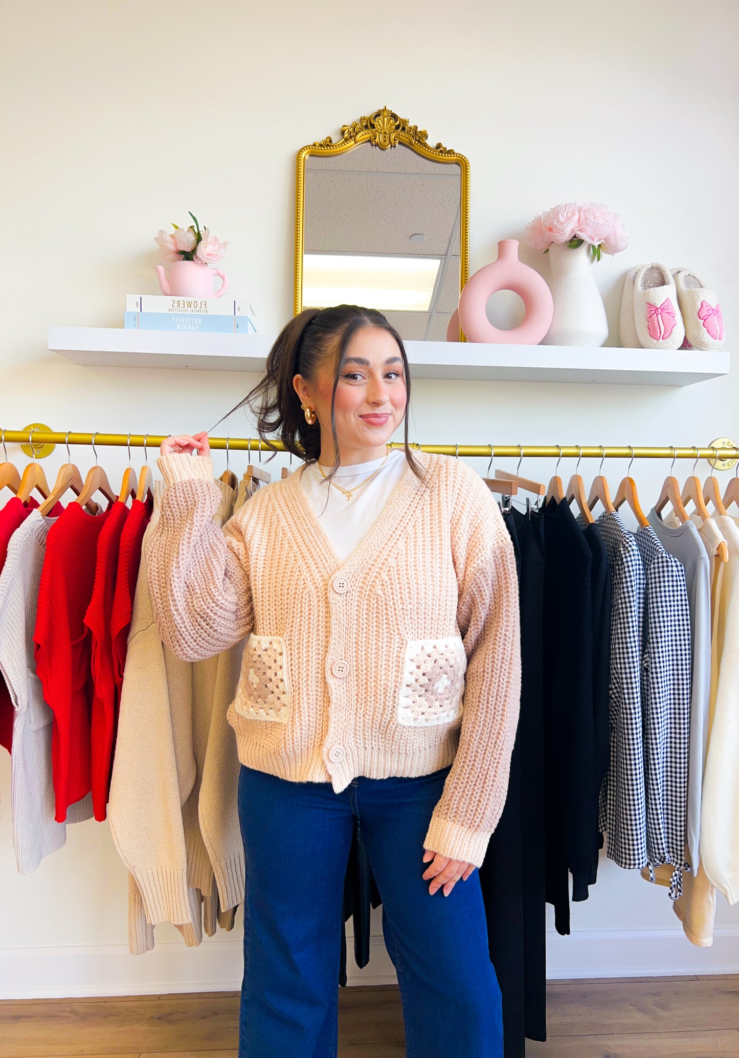 mocha mocha cardigan