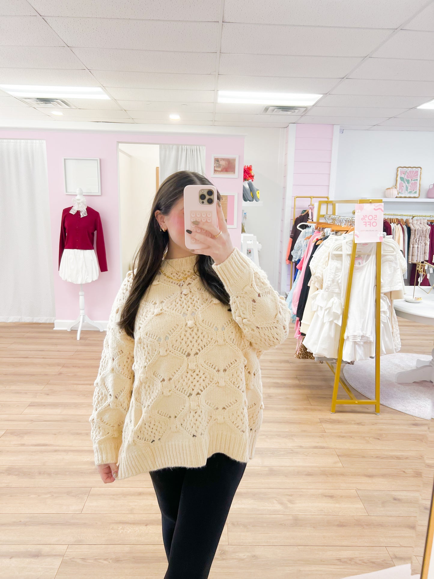 Put It In Neutral Sweater