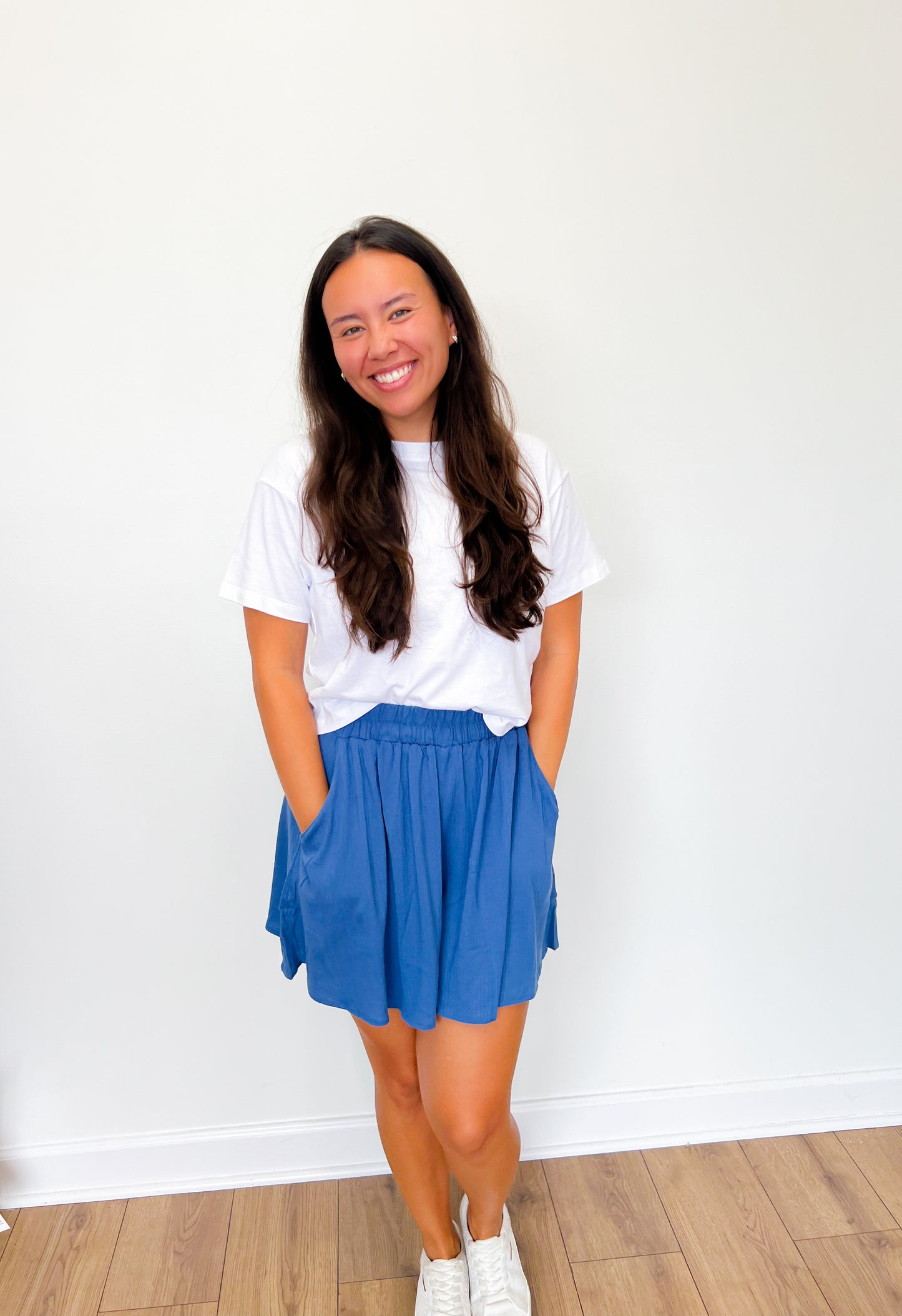 Woven Shorts- Blue