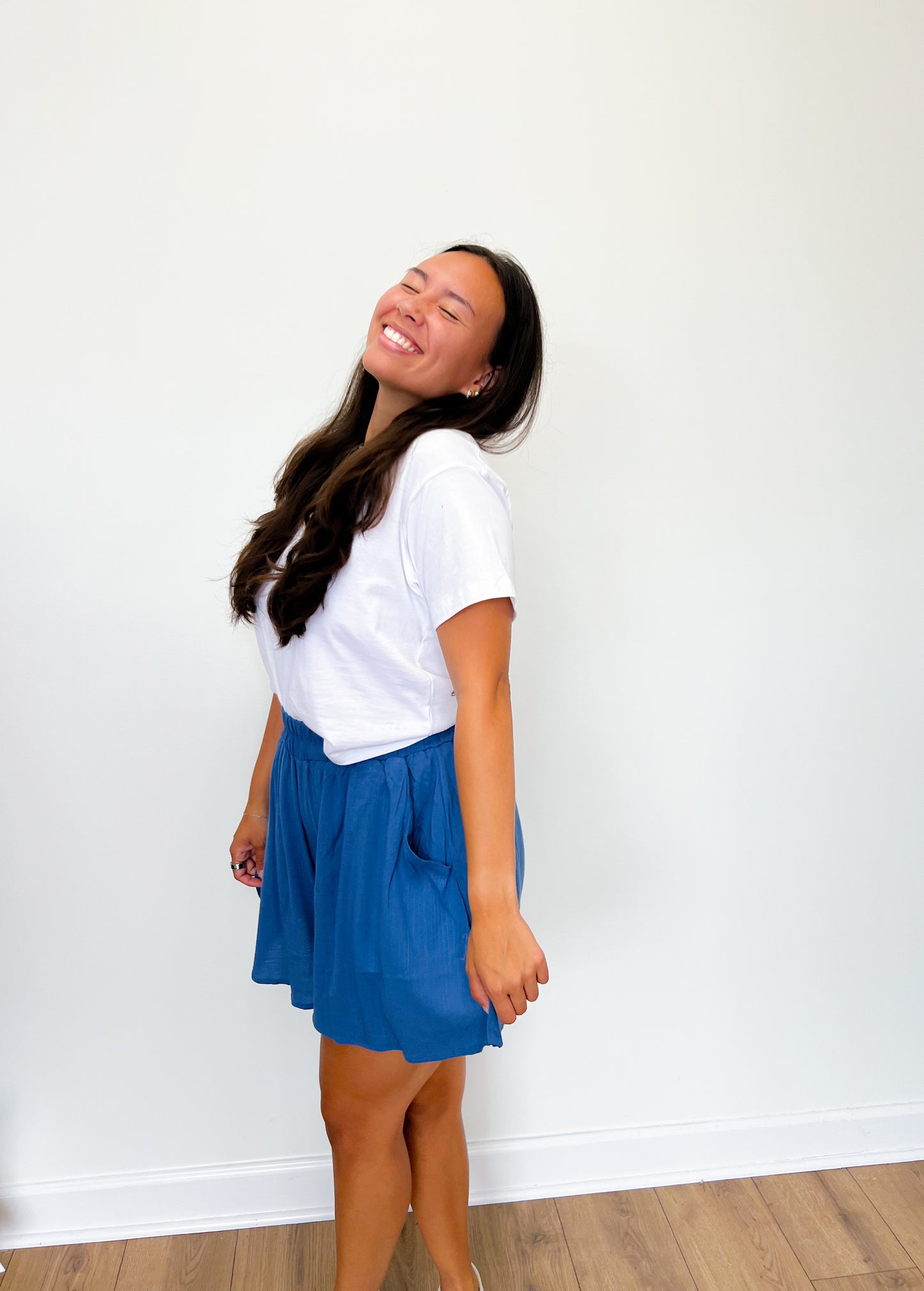 Woven Shorts- Blue