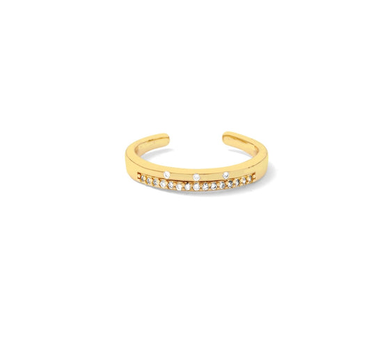 double trouble ring - gold