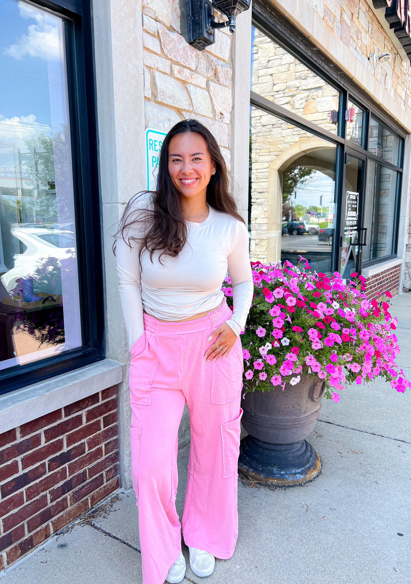Utility Sweatpants - Pink