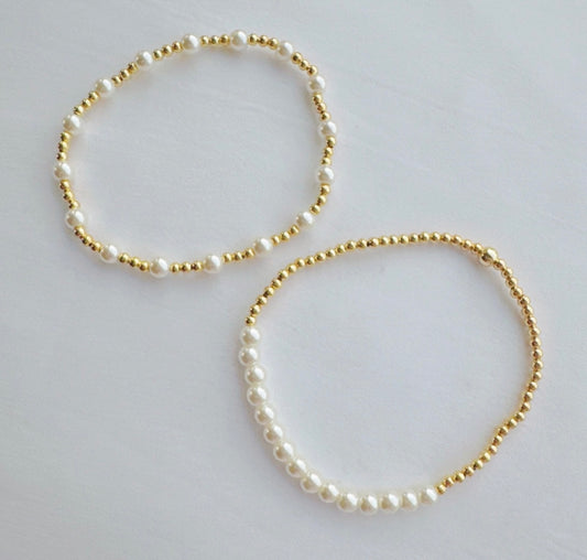 Pearl Bracelet Set