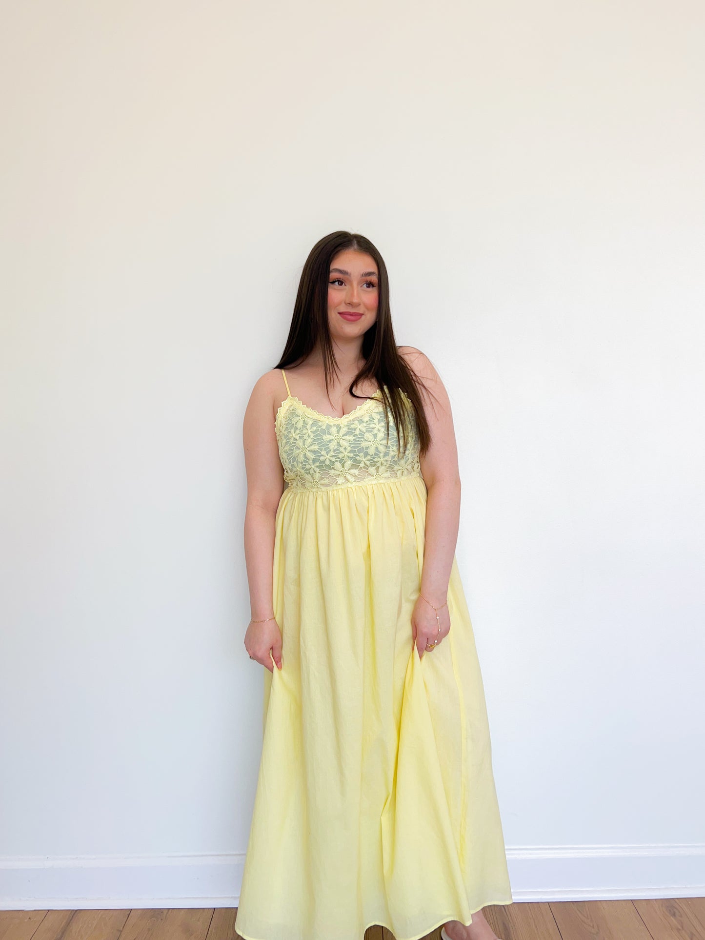 ray of sunshine midi dress