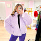 cozy night jacket- purple