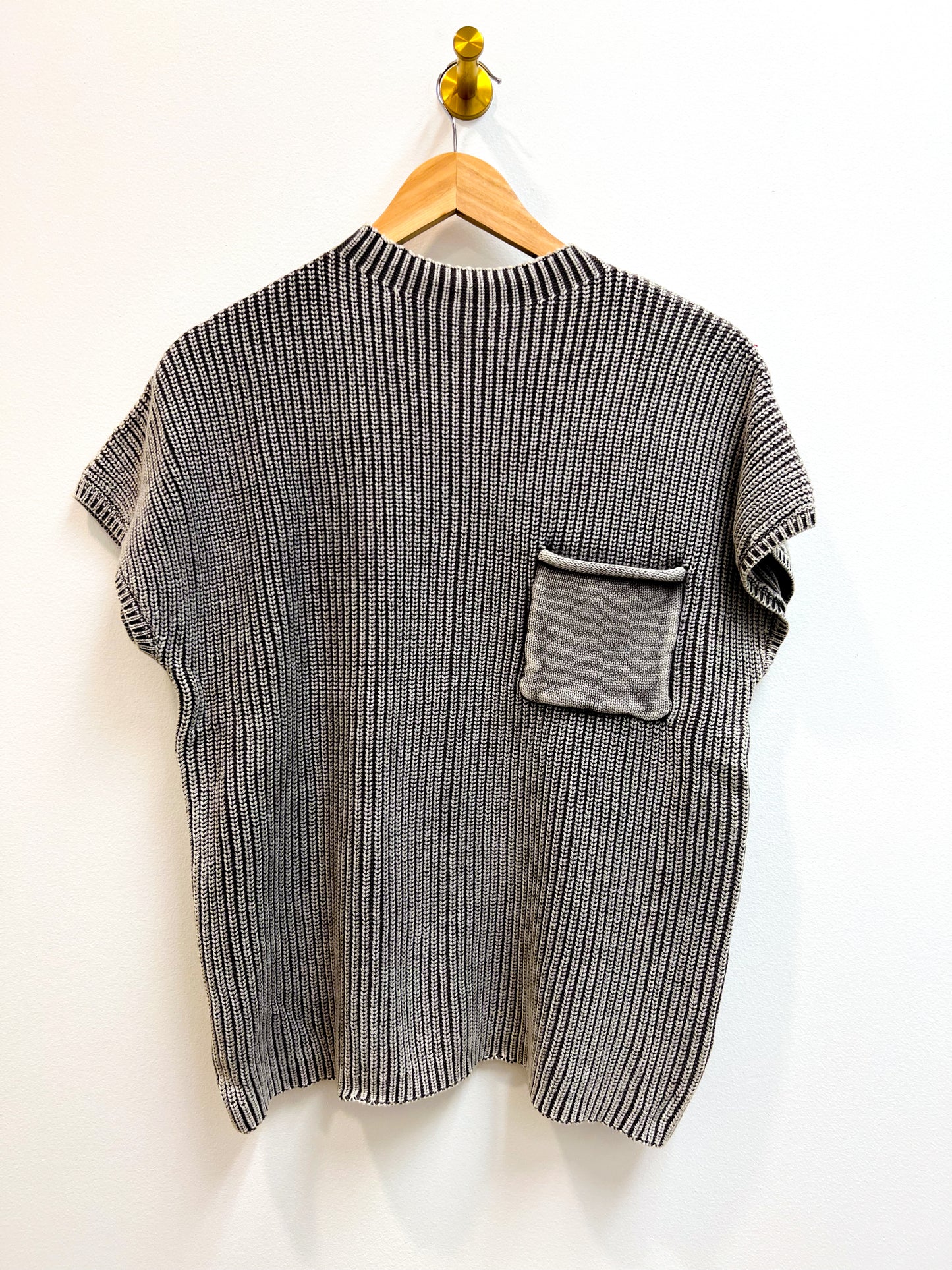 Washed Mock Neck