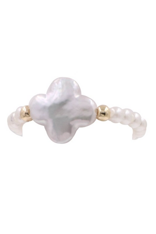 pearl stretch ring