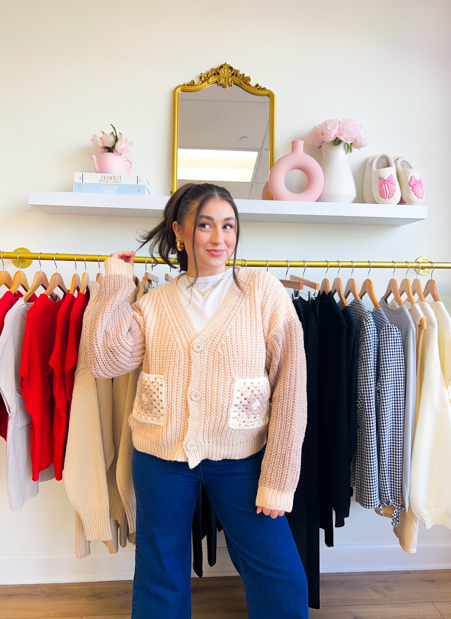 mocha mocha cardigan