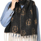 luxe look scarf - black